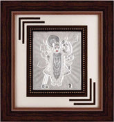 Shree Nathji Frame - 999 Pure silver , 12 x 13 Inch