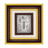Shree Nathji Frame - 999 Pure silver , 8.5 x 9.5 Inch