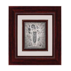 Shree Nathji Frame - 999 Pure silver , 9 x 10 Inch