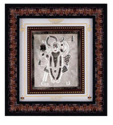 Shree Nathji Frame - 999 Pure silver , 10 x 11 Inch