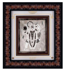 Shree Nathji Frame - 999 Pure silver , 10 x 11 Inch