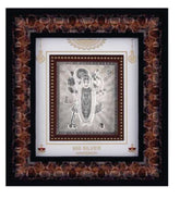 Shree Nathji Frame - 999 Pure silver , 9 x 10 Inch