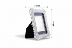 Bajrang Bali Frame - 999 Pure silver , 3 x 4 Inch