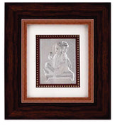 Swami Narayan Frame - 999 Pure silver , 7 x 8 Inch