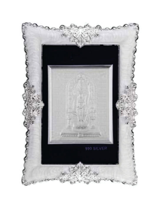 Tirupati Balaji Frame - 999 Pure silver , 5 x 7 Inch