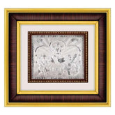 Tri Murti (L.G.S.) Frame - 999 Pure silver , 10 x 11 Inch