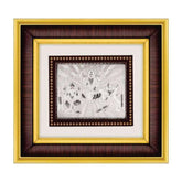 Tri Murti (L.G.S.) Frame - 999 Pure silver , 8.5 x 9.5 Inch