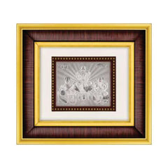 Tri Murti (L.G.S.) Frame - 999 Pure silver , 7 x 8 Inch