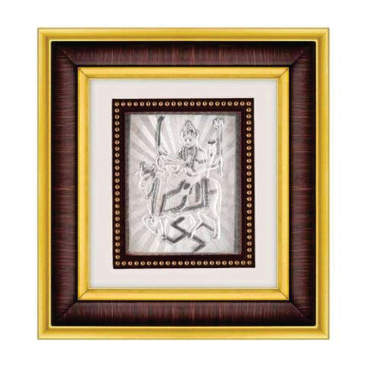 Umiya Maa Frame - 999 Pure silver , 8.5 x 9.5 Inch