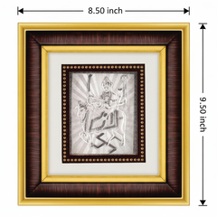 Umiya Maa Frame - 999 Pure silver , 8.5 x 9.5 Inch