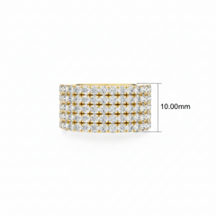 Five-Row Natural Diamond