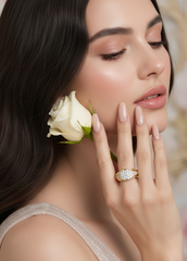 Contoured Diamond Cluster