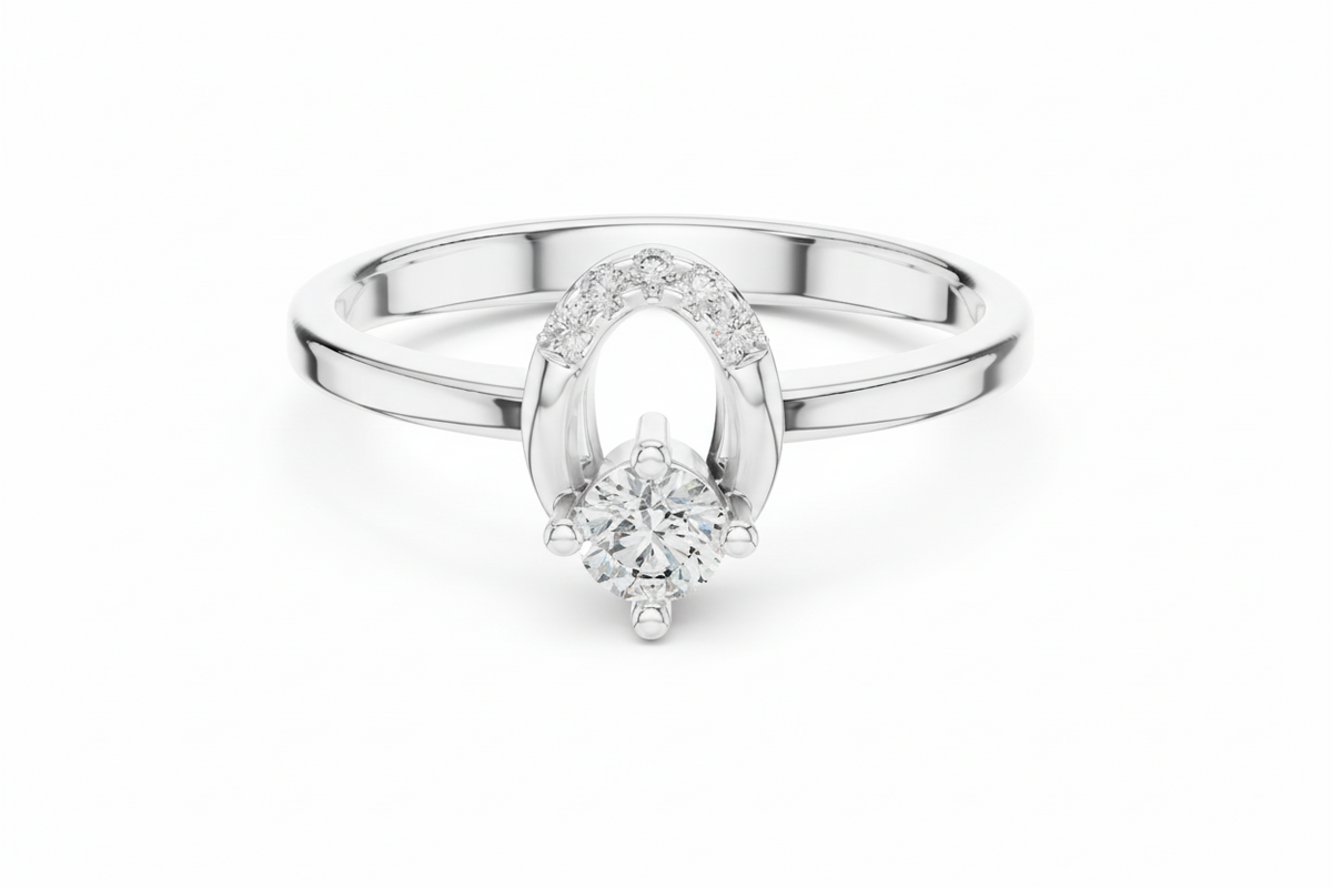 Open Oval Natural Diamond