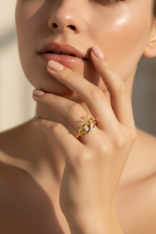 Floral Swirl Gold