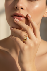 Floral Swirl Gold