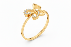 Elegant Open-Work Butterfly