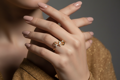 Modern Openwork Twin Heart