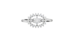 Double Halo Geometric Openwork