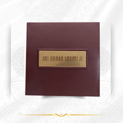 Jai Shree Laximiji Micro Gold Plated Gift Box