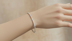 Luxe Line Diamond Flexi Bangle
