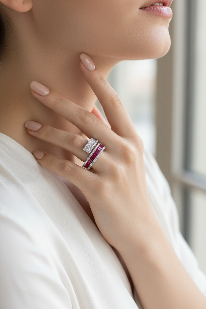 Dual-Band Ruby and Diamond