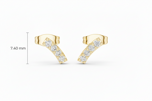 Linear Grace Four-Diamond Curved Pillars