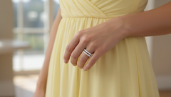 Sparkling Diamond Split Shank Band Ring