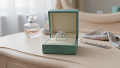 Sparkling Snowflake Diamond Ring