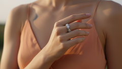 The Arctic Star Diamond Cluster Ring