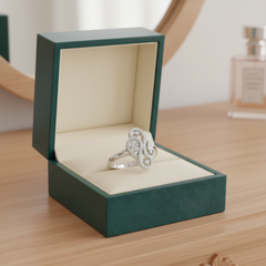 The Flourish Diamond Accent Ring