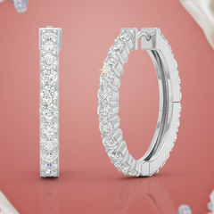 Diamond Huggies Earrings