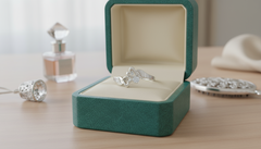 Sparkling Two-Heart Diamond Ring