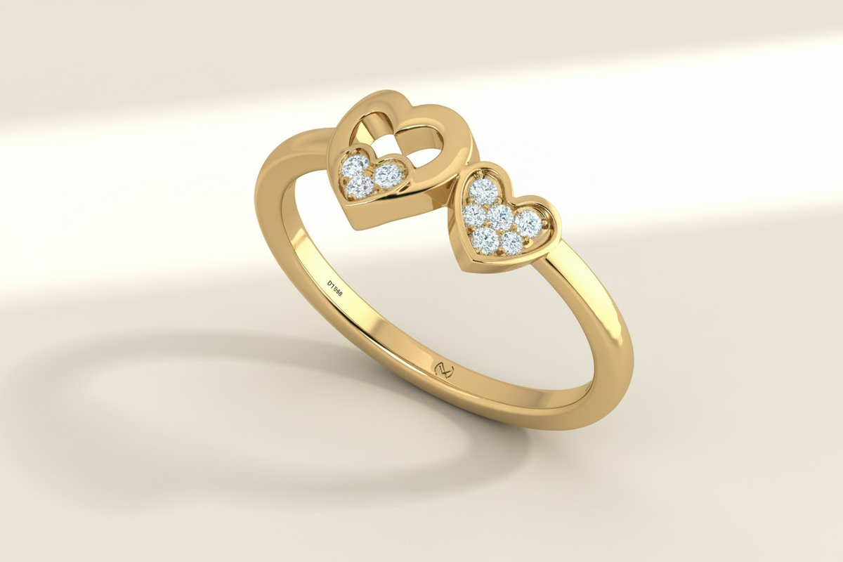 Heartbeat Promise Lab Diamond Ring Band