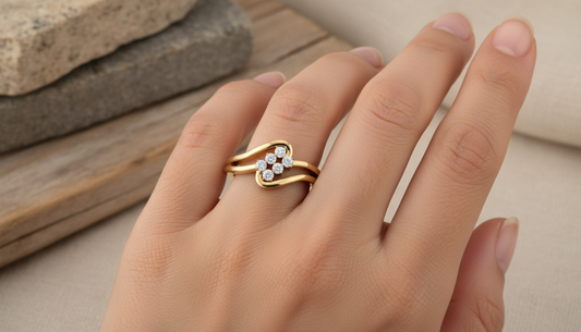 Diamond Cluster Ring