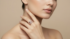 Glimmering Vine Diamond Ring