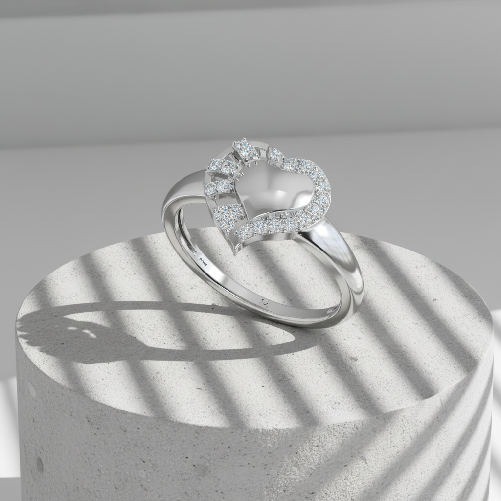 The Modern Valentine Silver Ring