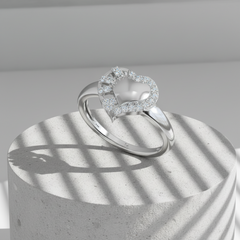 The Modern Valentine Silver Ring