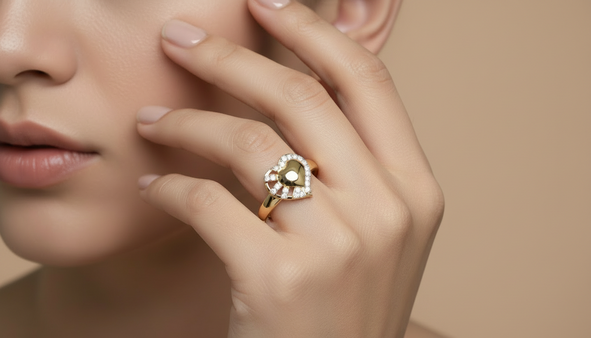 The Modern Valentine Diamond Ring