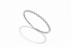 Floating Diamond Bezel Bangle
