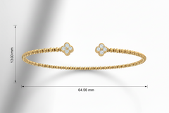 Pansak Clover Diamond Bangle