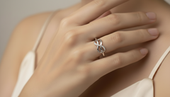 Infinity Love Knot Silver Ring