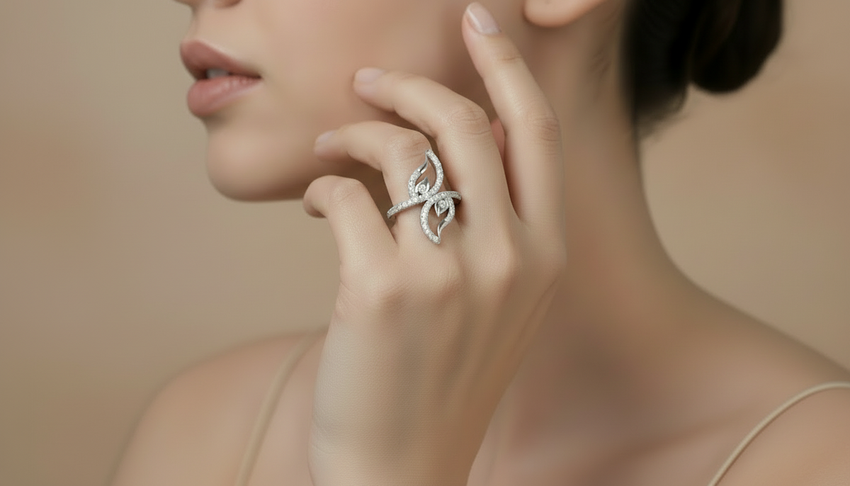 Leaf Promise Silver Ring
