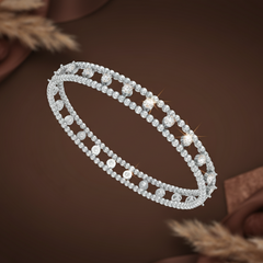 Double Row Beeded with Diamond