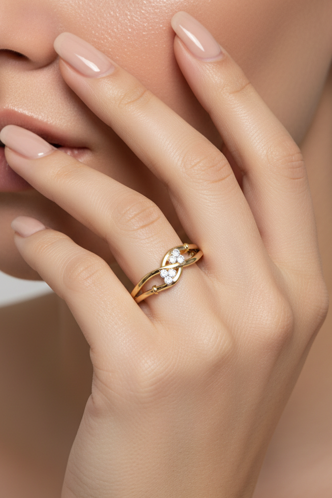 Intertwined Diamond Wave