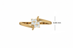 Asymmetric Diamond Bloom