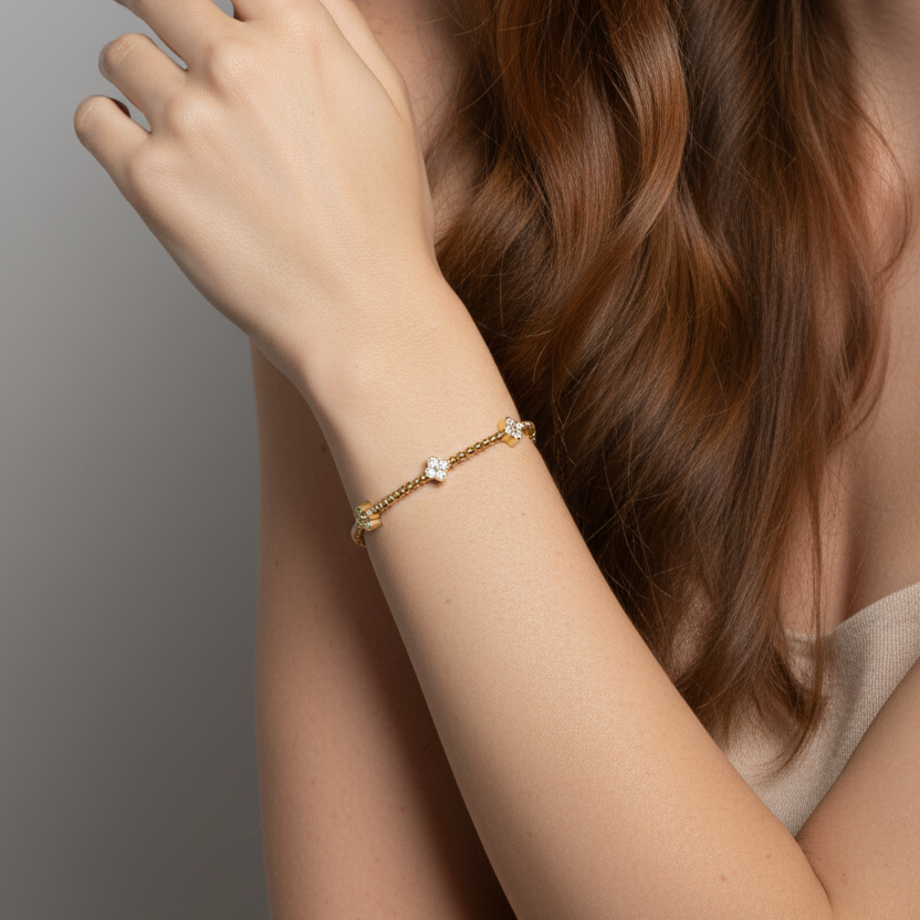 Beaded with Diamond