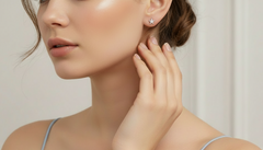 Diamond Star Stud Earrings for Women