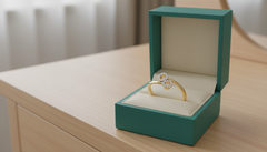 Dazzling Double-Circle Diamond Ring