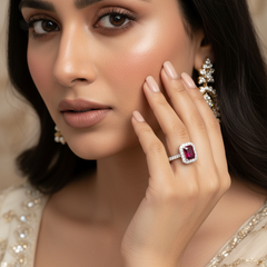 Emerald Cut Ruby