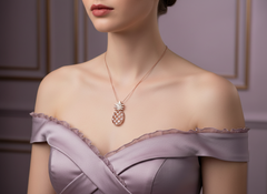 Tropical Fruit Diamond-Cut Pendant